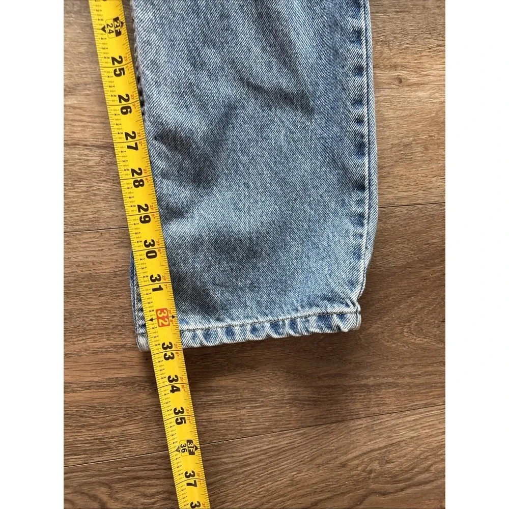 Vintage Levi's Mens 34x34 505 Regular Fit Straight Leg Orange Tab 90's Jeans